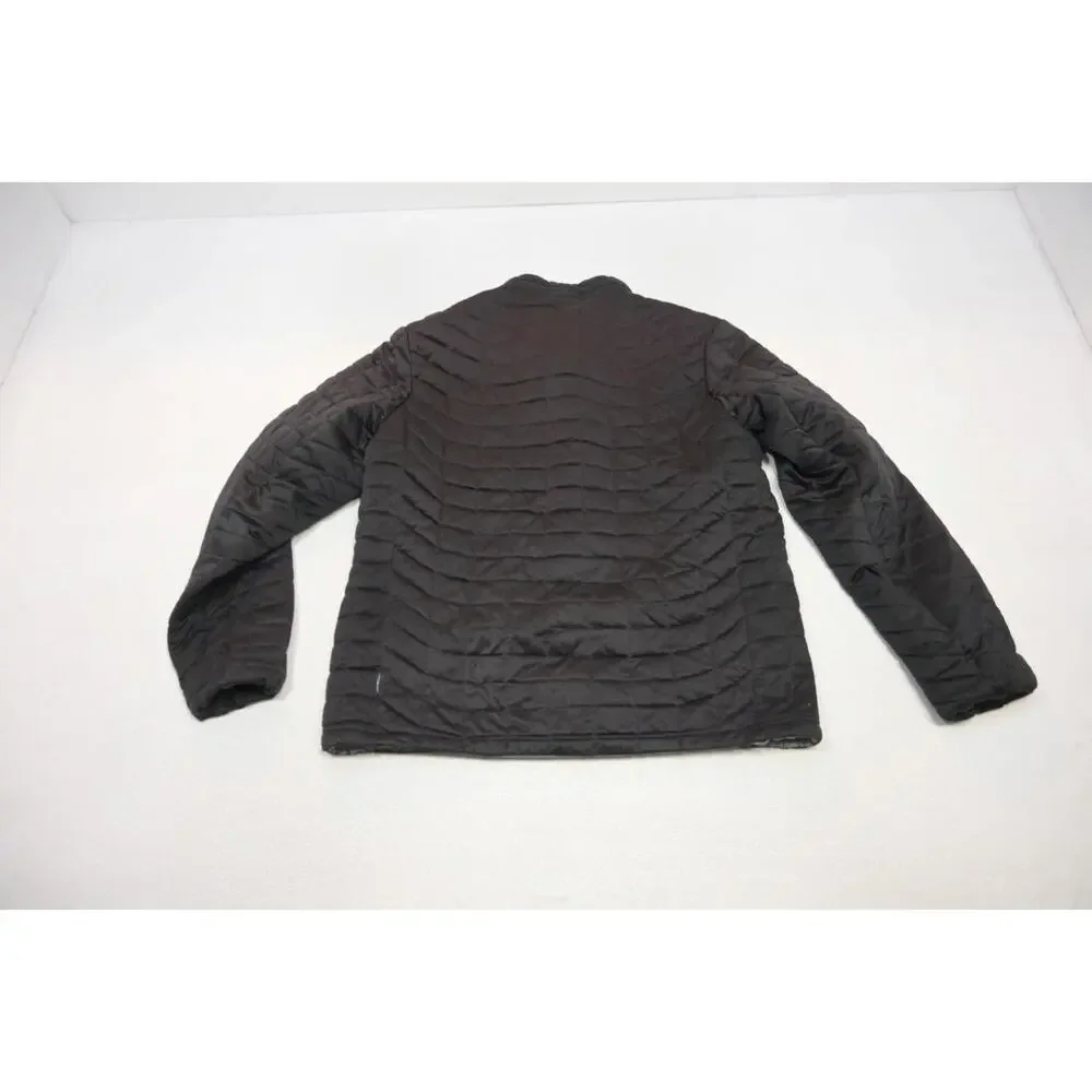 Ben Sherman‎ Quilted Puffer Jacket Black Full Zip Performance Mens Size Large